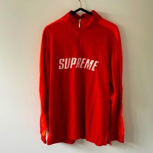 Supreme FW18” Half Zip Pullover, never worn!